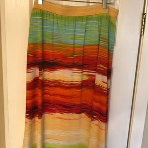 Cato 14/16W maxi skirt plus size long stretchy